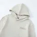 AMIRI Pullover Hoodie Embroidered Logo Off White Burgundy #A68799