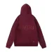 AMIRI Pullover Hoodie Embroidered Logo Off White Burgundy #A68799