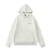 AMIRI Pullover Hoodie Embroidered Logo Off White Burgundy #A68799