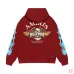Amiri Eagle Wing Flame Sleeve Graphic Pullover Hoodie Multi-color Options #A69063