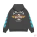 Amiri Eagle Wing Flame Sleeve Graphic Pullover Hoodie Multi-color Options #A69063