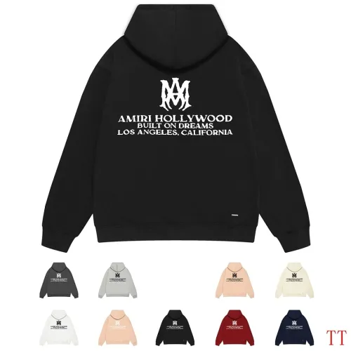 Amiri Embossed Letter Logo Pullover Hoodie Multi-color Options #A69085