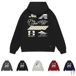 Amiri Gap Stacked Logo Graphic Pullover Hoodie Multi-color Options #A69076