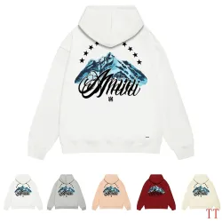 Amiri Mountain Peak Graphic Pullover Hoodie Multi-color Options #A69067