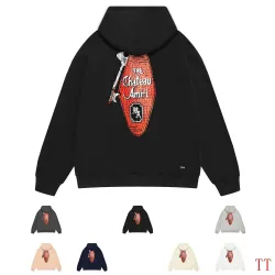 Amiri Multi-color Options Keyhole Graphic Print Pullover Hoodie #A69062