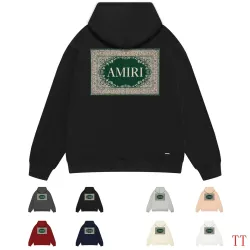 Amiri Totem Badge Square Logo Pullover Hoodie Multi-color Options #A69065