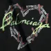 Balenciaga Heart Tape Logo Vintage Washed Distressed Hoodie White,Gray,Black #A68211