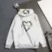 Balenciaga Heart Tape Logo Vintage Washed Distressed Hoodie White,Gray,Black #A68211
