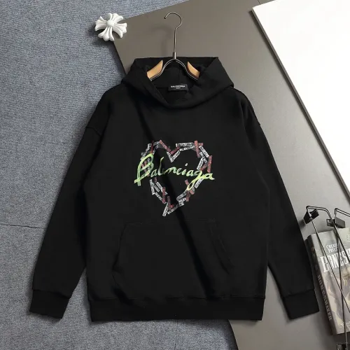 Balenciaga Heart Tape Logo Vintage Washed Distressed Hoodie White,Gray,Black #A68211