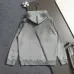 Balenciaga Metallic Tape Logo Vintage Washed Distressed Hoodie Gray,Black‑Brown #A68213