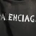 Balenciaga Metallic Tape Logo Vintage Washed Distressed Hoodie Multi‑Tone #A68212