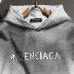 Balenciaga Metallic Tape Logo Vintage Washed Distressed Hoodie Multi‑Tone #A68212