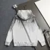 Balenciaga Metallic Tape Logo Vintage Washed Distressed Hoodie Multi‑Tone #A68212