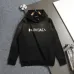 Balenciaga Metallic Tape Logo Vintage Washed Distressed Hoodie Multi‑Tone #A68212