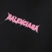 Balenciaga Pink Logo Print Full‑Zip Hooded Jacket, Black #A68229