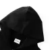 Balenciaga Pink Logo Print Full‑Zip Hooded Jacket, Black #A68229