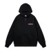 Balenciaga Pink Logo Print Full‑Zip Hooded Jacket, Black #A68229