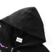 Balenciaga Purple Red Splash Graphic Full‑Zip Hoodie, Black #A68230