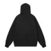 Balenciaga Purple Red Splash Graphic Full‑Zip Hoodie, Black #A68230