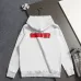 Balenciaga Red Tape Logo Vintage Washed Distressed Hoodie White,Gray,Black #A68214