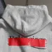 Balenciaga Red Tape Logo Vintage Washed Distressed Hoodie White,Gray,Black #A68214