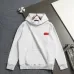 Balenciaga Red Tape Logo Vintage Washed Distressed Hoodie White,Gray,Black #A68214