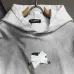 Balenciaga Silver Tape Sticker Vintage Washed Distressed Hoodie Multi‑Tone #A68215