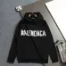 Balenciaga Tape Logo Vintage Washed Distressed Hoodie Gray,White,Black #A68206