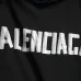 Balenciaga Tape Logo Vintage Washed Distressed Hoodie Gray,White,Black #A68206