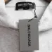 Balenciaga Tape Logo Vintage Washed Distressed Hoodie Gray,White,Black #A68206