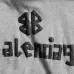 Balenciaga Tape Logo Vintage Washed Distressed Hoodie Gray,White,Black #A68206