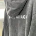 Balenciaga Washed Distressed Logo Pullover Hoodie Sweatshirt, Black #A67839
