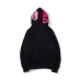 Bape Pink green tooth print double hoodie #99899873