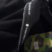 Bape Pink green tooth print double hoodie #99899873