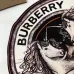 Burberry Circular Pegasus Logo Crewneck Sweatshirt, Black & White #A69393