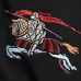 Burberry Equestrian Knight Embroidered Crewneck Sweatshirt, Classic Logo Pullover #A69184