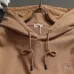 Burberry Equestrian Knight Embroidered Hoodie, Classic Check Stripe Sweatshirt #A69183
