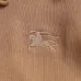 Burberry Equestrian Knight Embroidered Hoodie, Classic Check Stripe Sweatshirt #A69183