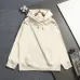 Burberry Equestrian Knight Embroidered Hoodie, Classic Check Stripe Sweatshirt #A69183
