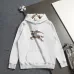 Burberry Equestrian Knight Print Cotton Hoodie White,Gray,Black #A68216
