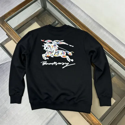 Burberry Graffiti Knight Logo Crewneck Sweatshirt, Black & White #A69397