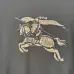 Burberry Hoodie Equestrian Knight Check Logo Print Black Grey #A68796