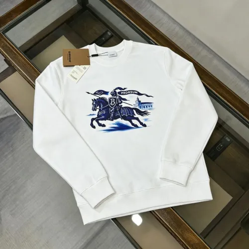 Burberry Knight Equestrian Graphic Crewneck Sweatshirt, Black & White #A69390