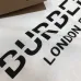 Burberry London England Bold Text Logo Crewneck Sweatshirt, Black & White #A69394