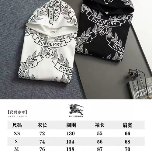 Burberry Oak Leaf Crest Full Print Hoodie, Classic Logo Pullover Sweatshirt #A69182