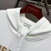 Burberry Pullover Hoodie With Front London Logo Print, White, Black, Beige #A69408