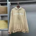 Burberry Pullover Hoodie With Front London Logo Print, White, Black, Beige #A69408