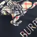 Burberry Vintage Check Knight Logo Crewneck Sweatshirt, Black & White #A69398