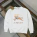 Burberry Vintage Check Knight Logo Crewneck Sweatshirt, Black & White #A69398