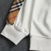 Burberry Vintage Check Panel Sleeve Crewneck Sweatshirt, Classic Pullover #A69186